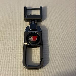 Audi S line Logo Key Fob Keychain in Metal NWT